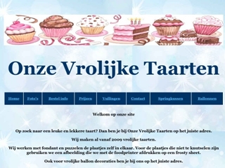 ONZE VROLIJKE TAARTEN