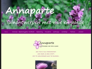 ANNAPARTE TUINONTWERP MET VISIE EN PASSIE