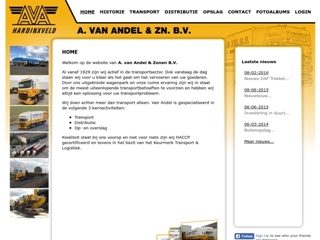 ANDEL & ZN BV TRANSPORTBEDRIJF A VAN