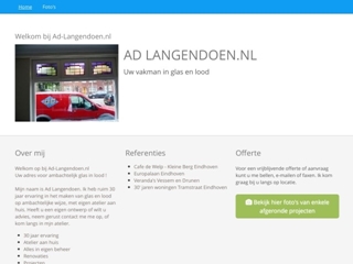AD LANGENDOEN GLAS IN LOOD