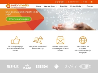 EINION VERTALING & ONDERTITELING