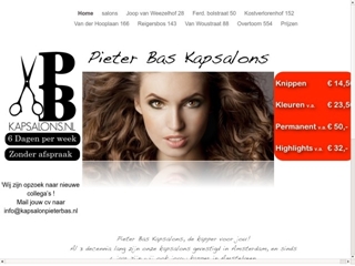 HEREN- EN DAMESKAPSALON PIETER BAS