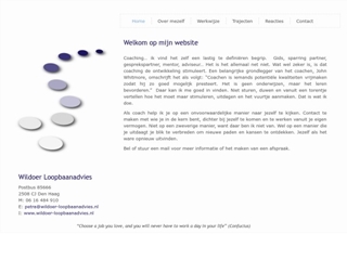 WILDOER LOOPBAAN ADVIES
