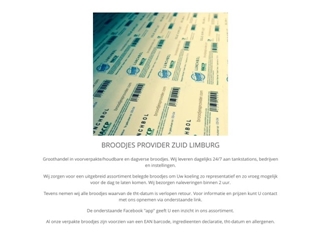 BROODJES PROVIDER ZUID-LIMBURG