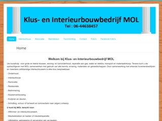KLUS- EN INTERIEURBOUW BEDRIJF MOL