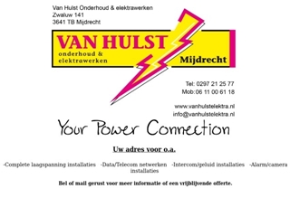 HULST ONDERHOUD- & ELEKTRAWERK VAN