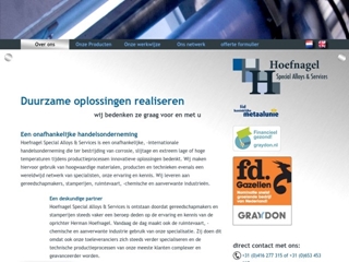 HOEFNAGEL SPECIAL ALLOYS & SERVICES