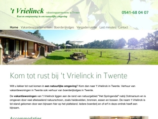 VRIELINCK 'T VAKANTIEAPPARTEMENTEN VERHUUR
