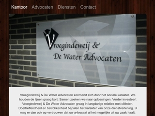 VROEGINDEWEIJ & DE WATER ADVOCATEN