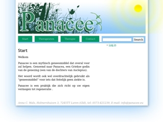 PANACEE PRAKTIJK NATUURLIJKE GENEESWIJZEN