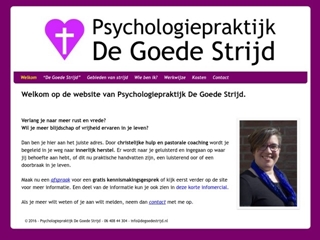 PSYCHOLOGIEPRAKTIJK DE GOEDE STRIJD