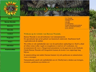 WASSINK NATUURPROJECTEN ECOLOGISCH ADVIESBUREAU