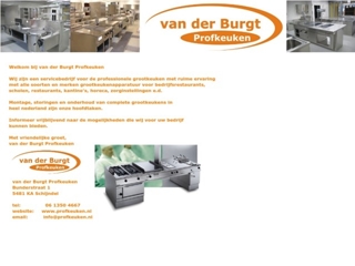 BURGT PROFKEUKEN VAN DER