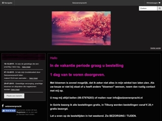 SEIZOENENPRACHT BLOEMISTE