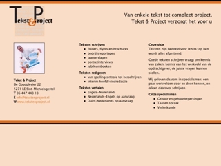 TEKST & PROJECT