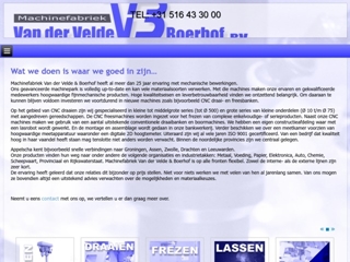 VELDE EN BOERHOF MACHINEFABRIEK VD