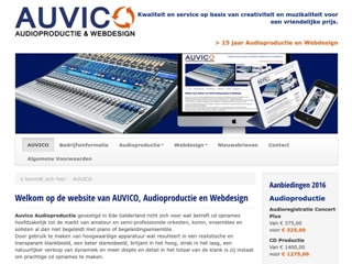 AUVICO AUDIOPRODUCTIE & WEBDESIGN