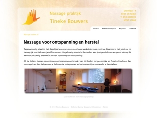 MASSAGEPRAKTIJK TINEKE BOUWERS