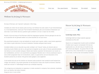 JONG & WARNAARS BV AUDIO EN TELEVISIE DE