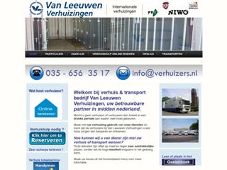 LEEUWEN VERHUIZINGEN VAN