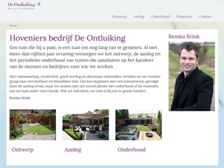 ONTLUIKING DE HOVENIERS EN TUINONTWERPBUREAU