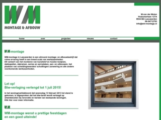 MOLEN MONTAGE- EN KLUSBEDRIJF W VAN DER