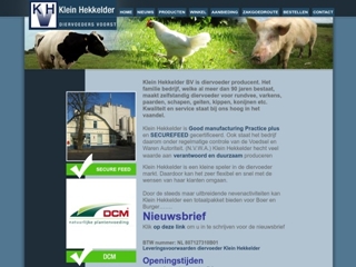 KLEIN HEKKELDER BV VEEVOEDERS