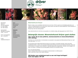 ALBERT J DRIJVER BLOEMSIERKUNST