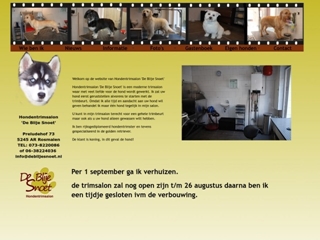 HONDENTRIMSALON DE BLIJE SNOET