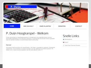 DUIJN ADMINISTRATIE EN BELASTINGADVIESKANTOOR P