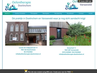 OEFENTHERAPIE VARSSEVELD E SMEETEN EN A RINGELINGS