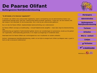 DE PAARSE OLIFANT BEDRIJFSONDERSTEUNING