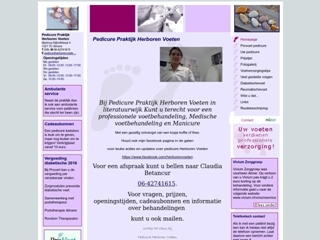 AMBULANTE PEDICUREPRAKTIJK HERBOREN VOETEN