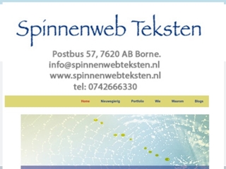 SPINNENWEB TEKSTEN