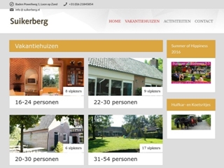 SUIKERBERG GROEPSACCOMMODATIE HUIFKARVERHUUR DE