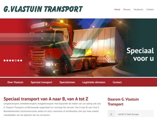VLASTUIN TRANSPORT BV G