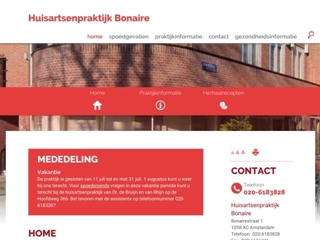 BOKMA D B J EN ERINGA M J HUISARTSENPRAKTIJK