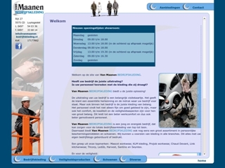 MAANEN BEDRIJFSKLEDING LUYKSGESTEL VAN