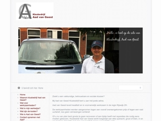 GEEST KLUSBEDRIJF AAD VAN