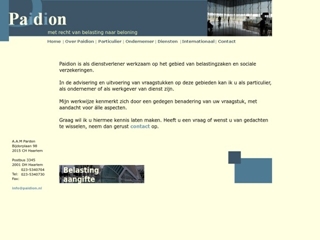 BELASTINGZAKEN PAIDION