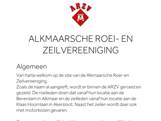 ALKMAARSCHE ROEI- EN ZEILVERENIGING