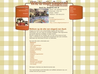 ASCH SLAGERIJ BV VAN