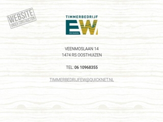 TIMMERBEDRIJF E.W.