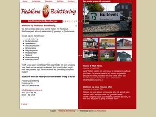 FLEDDERUS BELETTERING