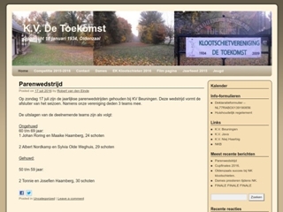 KLOOTSCHIETERS VERENIGING DE TOEKOMST