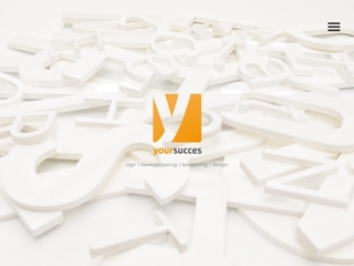 YOURSUCCES SIGN BEWEGWIJZERING BELETTERING DESIGN