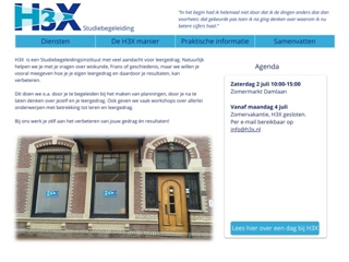 H3X STUDIEBEGELEIDING