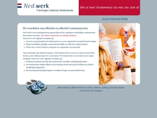 NED-WERK TRAININGEN