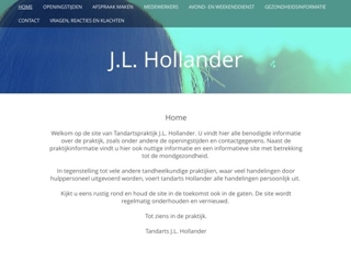 HOLLANDER TANDARTS J L