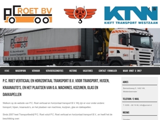 ROET BV TRANSPORTBEDRIJF P C